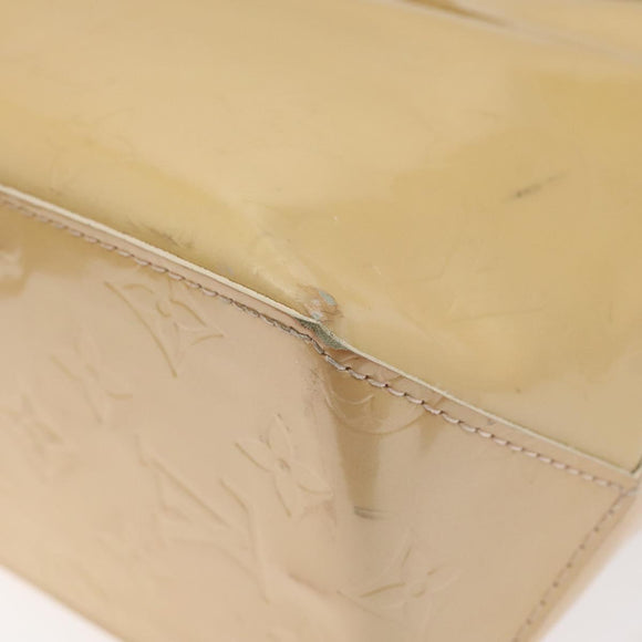 LOUIS VUITTON Monogram Vernis Reade PM Bag Marshmallow Pink M91306 Auth KD181