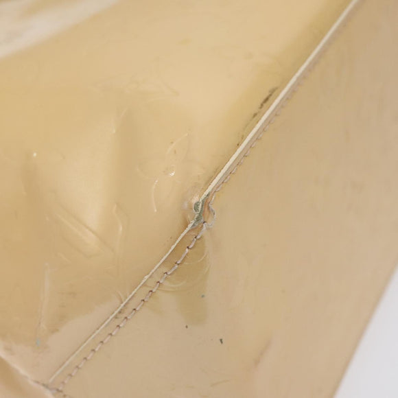 LOUIS VUITTON Monogram Vernis Reade PM Bag Marshmallow Pink M91306 Auth KD181