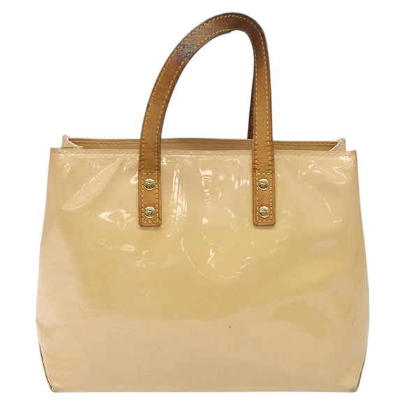 LOUIS VUITTON Monogram Vernis Reade PM Bag Marshmallow Pink M91306 Auth KD181