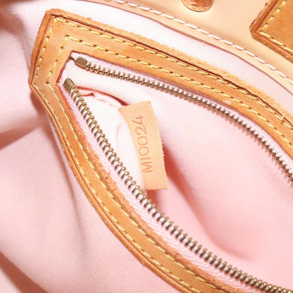 LOUIS VUITTON Monogram Vernis Reade PM Bag Marshmallow Pink M91306 Auth KD181