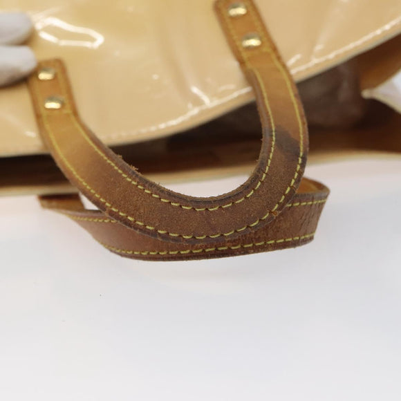 LOUIS VUITTON Monogram Vernis Reade PM Bag Marshmallow Pink M91306 Auth KD181