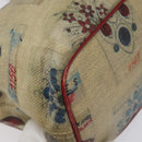 BVLGARI Tote Bag Coated Canvas Beige Auth KD184-11