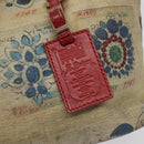 BVLGARI Tote Bag Coated Canvas Beige Auth KD184-14