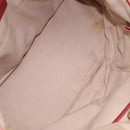 BVLGARI Tote Bag Coated Canvas Beige Auth KD184-16