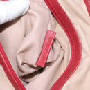 BVLGARI Tote Bag Coated Canvas Beige Auth KD184-21