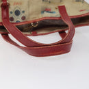 BVLGARI Tote Bag Coated Canvas Beige Auth KD184-7