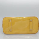 LOUIS VUITTON Monogram Vernis Alma PM Hand Bag 2way Dunne M90170 LV Auth KD187-10