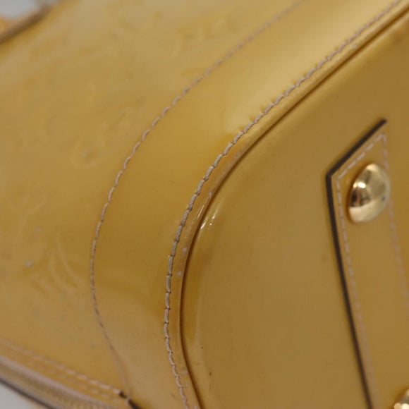 LOUIS VUITTON Monogram Vernis Alma PM Hand Bag 2way Dunne M90170 LV Auth KD187
