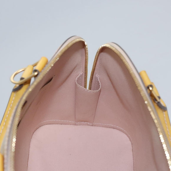 LOUIS VUITTON Monogram Vernis Alma PM Hand Bag 2way Dunne M90170 LV Auth KD187
