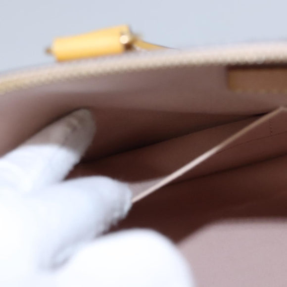 LOUIS VUITTON Monogram Vernis Alma PM Hand Bag 2way Dunne M90170 LV Auth KD187