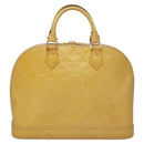LOUIS VUITTON Monogram Vernis Alma PM Hand Bag 2way Dunne M90170 LV Auth KD187-3