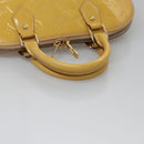 LOUIS VUITTON Monogram Vernis Alma PM Hand Bag 2way Dunne M90170 LV Auth KD187-8
