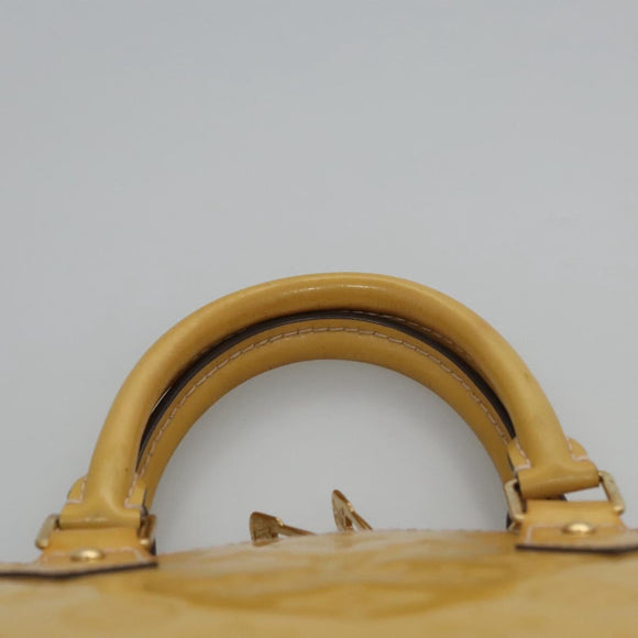 LOUIS VUITTON Monogram Vernis Alma PM Hand Bag 2way Dunne M90170 LV Auth KD187