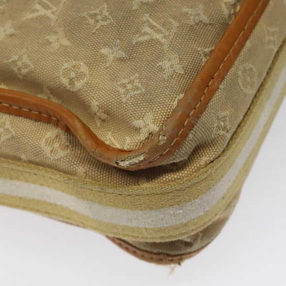 LOUIS VUITTON Monogram Mini Buzas Marie Kate Bag Beige M92323 LV Auth KD189