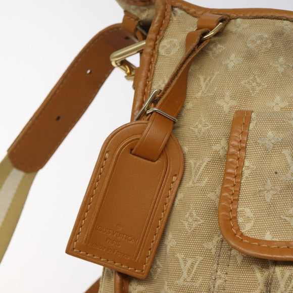 LOUIS VUITTON Monogram Mini Buzas Marie Kate Bag Beige M92323 LV Auth KD189