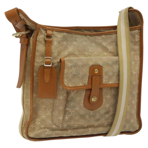 LOUIS VUITTON Monogram Mini Buzas Marie Kate Bag Beige M92323 LV Auth KD189