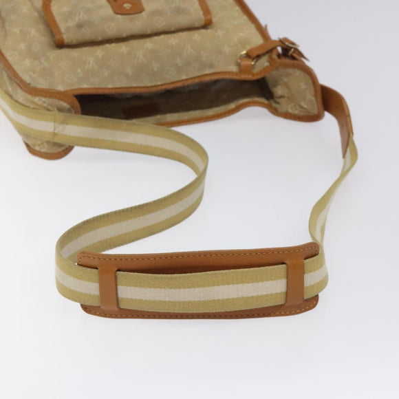 LOUIS VUITTON Monogram Mini Buzas Marie Kate Bag Beige M92323 LV Auth KD189