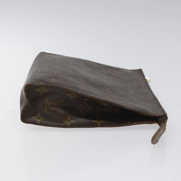 LOUIS VUITTON Monogram Poche Toilette 26 Pouch M47542 LV Auth KD196