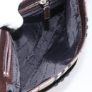 BURBERRY Nova Check Shoulder Bag Canvas Beige Auth KD198-12