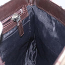 BURBERRY Nova Check Shoulder Bag Canvas Beige Auth KD198-17