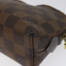 LOUIS VUITTON Damier Ebene Pochette Cosmetic PM Pouch N47516 LV Auth KD199-15