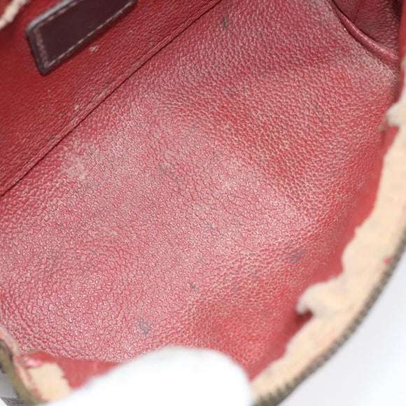 LOUIS VUITTON Damier Ebene Pochette Cosmetic PM Pouch N47516 LV Auth KD199