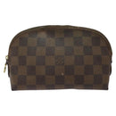 LOUIS VUITTON Damier Ebene Pochette Cosmetic PM Pouch N47516 LV Auth KD199-13