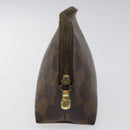 LOUIS VUITTON Damier Ebene Pochette Cosmetic PM Pouch N47516 LV Auth KD199-3
