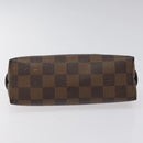 LOUIS VUITTON Damier Ebene Pochette Cosmetic PM Pouch N47516 LV Auth KD199-6