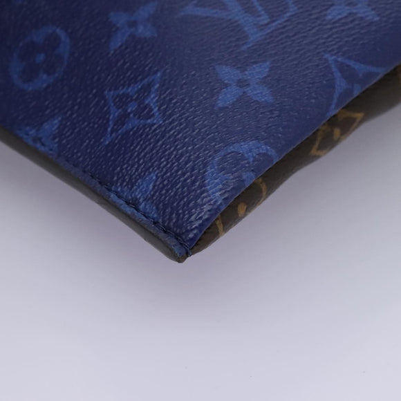 LOUIS VUITTON Monogram Pacific Split Sacoche Shoulder Bag Blue M43854 Auth KD201