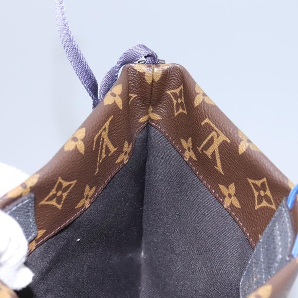 LOUIS VUITTON Monogram Pacific Split Sacoche Shoulder Bag Blue M43854 Auth KD201