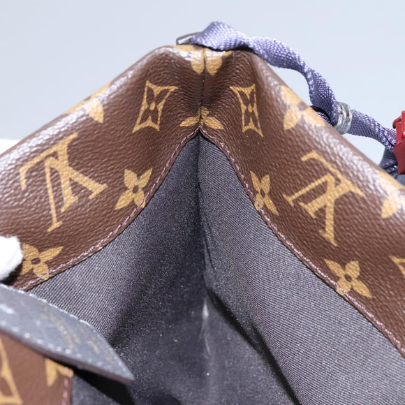 LOUIS VUITTON Monogram Pacific Split Sacoche Shoulder Bag Blue M43854 Auth KD201