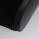CELINE Shoulder Bag Suede Black Auth KD203-10