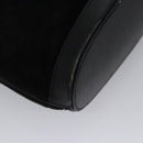 CELINE Shoulder Bag Suede Black Auth KD203-15