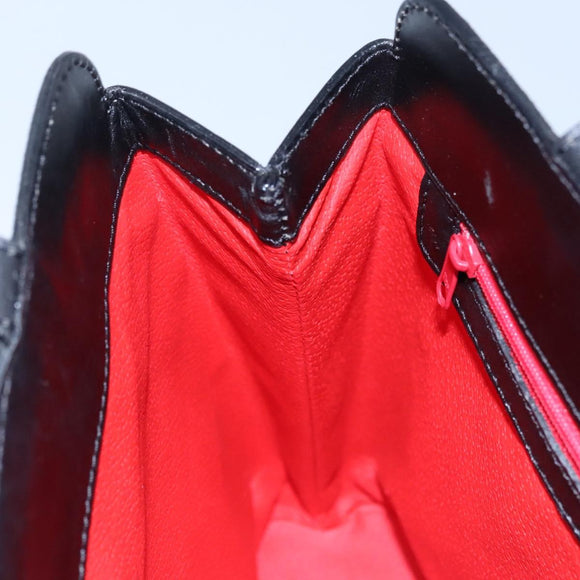 CELINE Shoulder Bag Suede Black Auth KD203