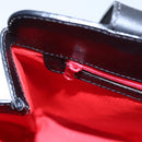 CELINE Shoulder Bag Suede Black Auth KD203-20