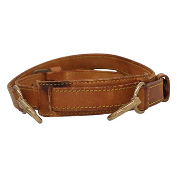 LOUIS VUITTON Adjustable Shoulder Strap Leather 32.3""-39.8"" Beige Auth KD205 - 0
