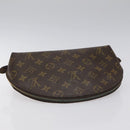 LOUIS VUITTON Monogram Trousse Demi Ronde Cosmetic Pouch M47520 LV Auth KD207-5