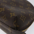 LOUIS VUITTON Monogram Trousse Demi Ronde Cosmetic Pouch M47520 LV Auth KD207-7
