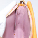 LOUIS VUITTON Monogram Vernis Motto Pouch Marshmallow Pink M91312 Auth KD208-18