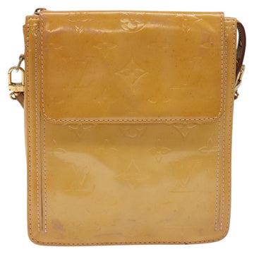 LOUIS VUITTON Monogram Vernis Motto Pouch Marshmallow Pink M91312 Auth KD208 - 0