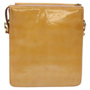 LOUIS VUITTON Monogram Vernis Motto Pouch Marshmallow Pink M91312 Auth KD208-2