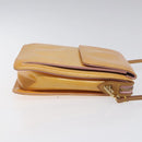 LOUIS VUITTON Monogram Vernis Motto Pouch Marshmallow Pink M91312 Auth KD208-4