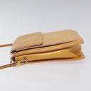 LOUIS VUITTON Monogram Vernis Motto Pouch Marshmallow Pink M91312 Auth KD208-5