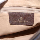 GUCCI GG Supreme Web Sherry Line Shoulder Bag PVC Beige Gold Auth KD211-16