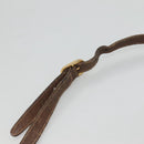 GUCCI GG Supreme Web Sherry Line Shoulder Bag PVC Beige Gold Auth KD211-8