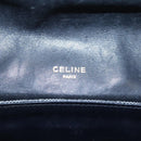 CELINE Macadam Canvas Shoulder Bag Navy Auth KD213-15