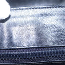 CELINE Macadam Canvas Shoulder Bag Navy Auth KD213-21