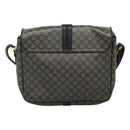 CELINE Macadam Canvas Shoulder Bag Navy Auth KD213-3