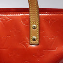 LOUIS VUITTON Monogram Vernis Reade MM Hand Bag Red Rouge M91086 LV Auth KD215-10